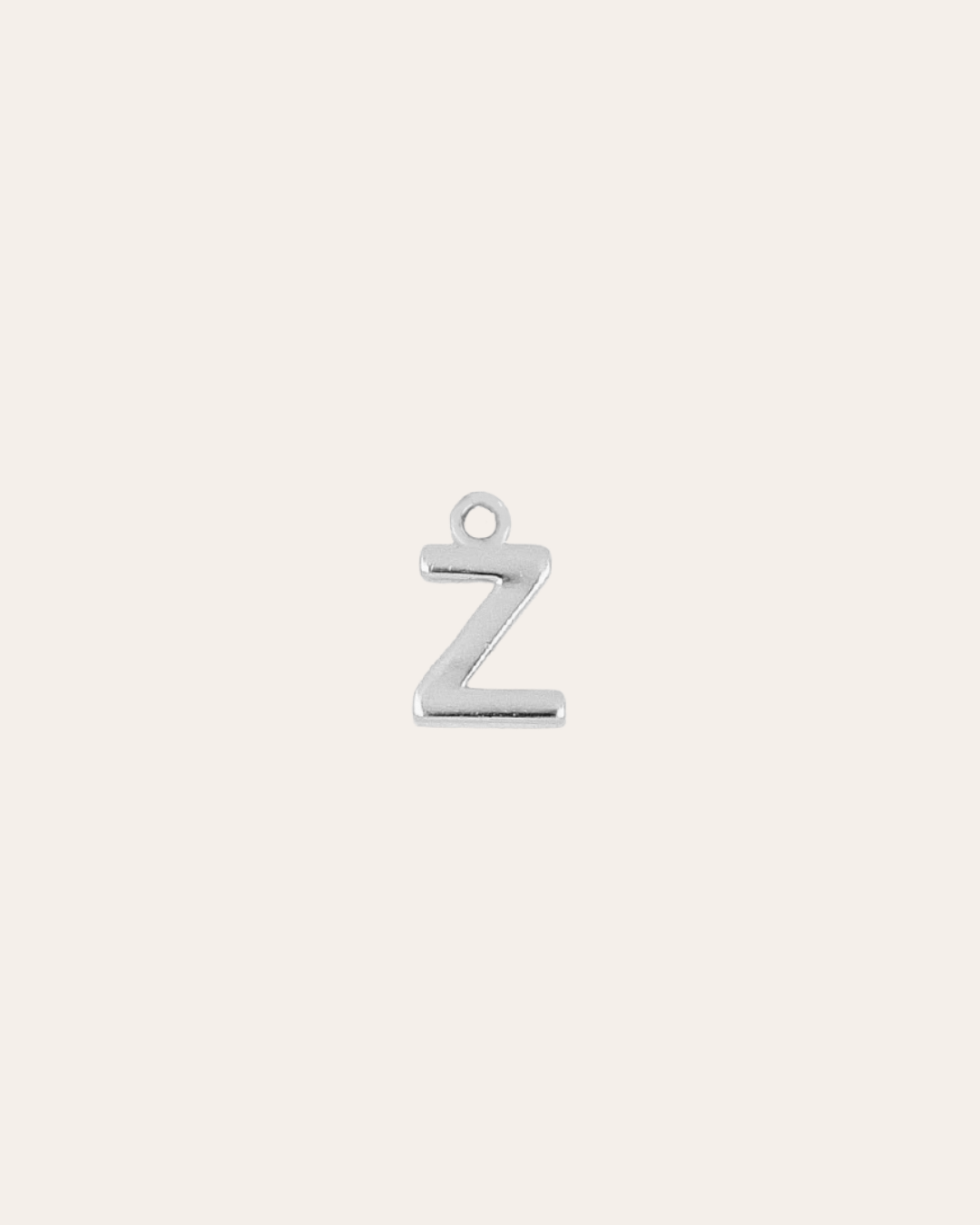 INITIAL CZ CHARM - GOLD