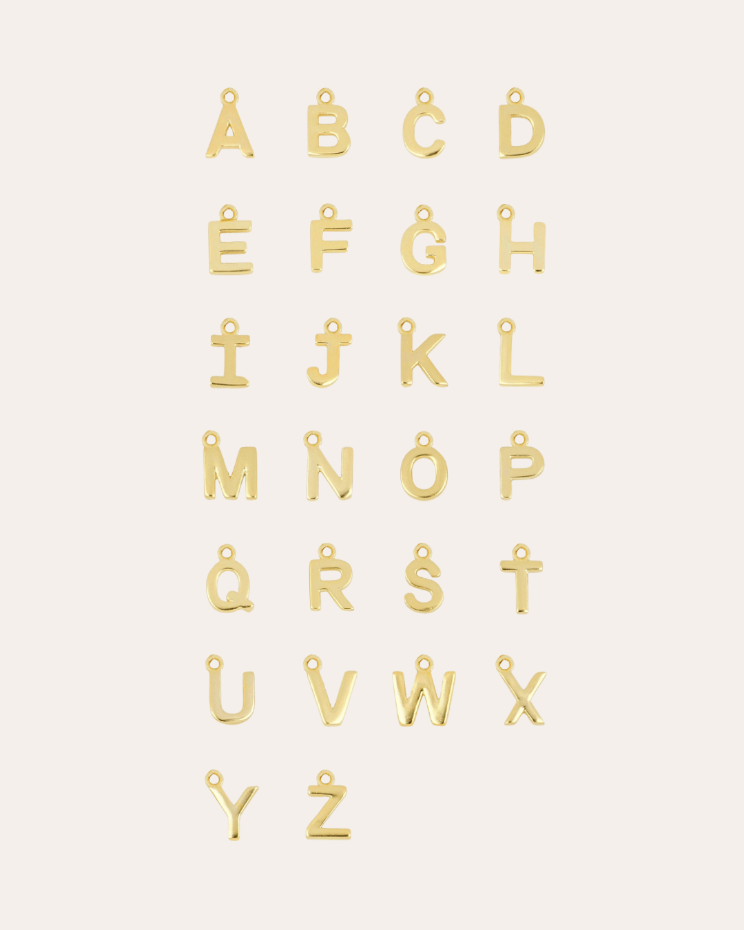 heylove CHARM CHARM INICIAL LISA ORO