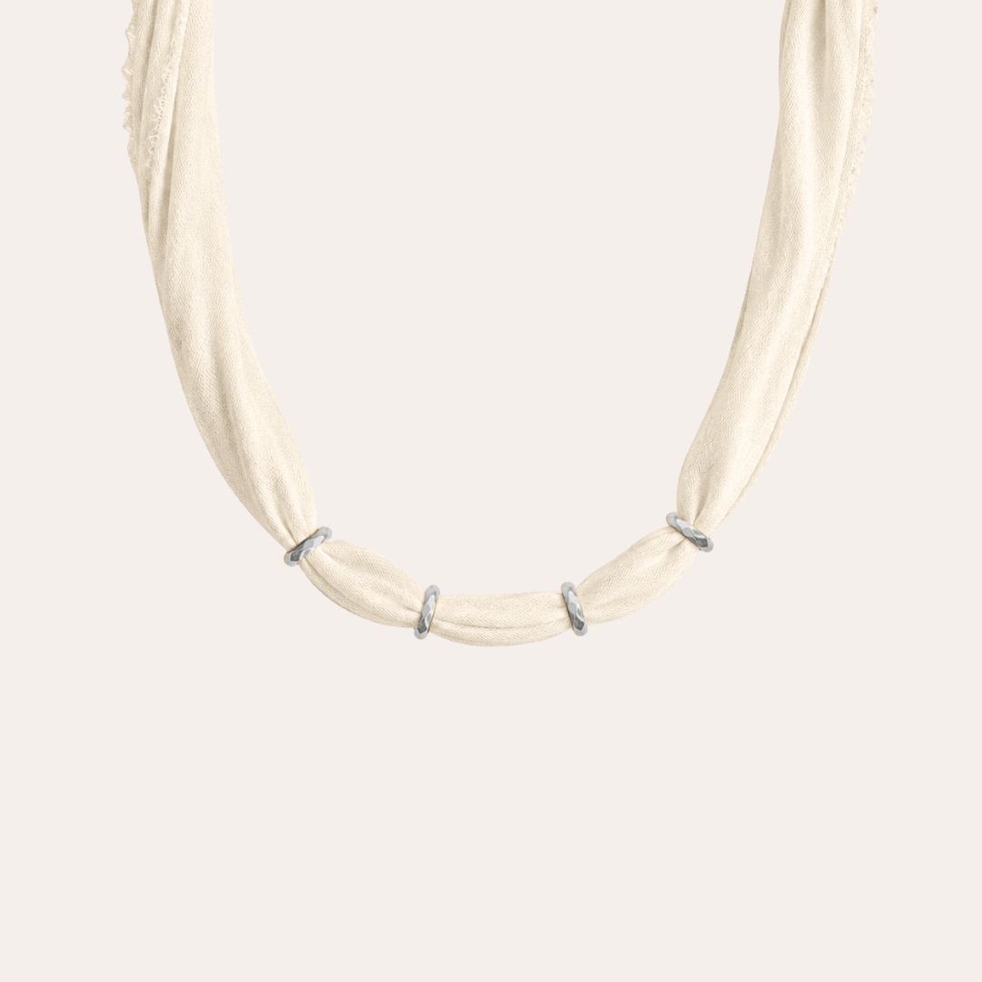 heylove COLLAR SEDA PARA PERSONALIZAR BLANCO