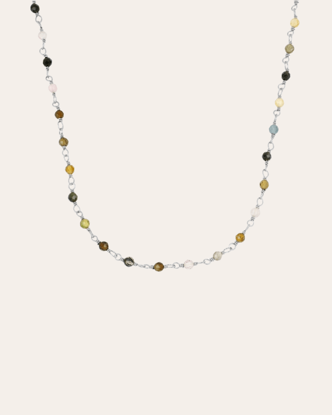 heylove COLLARES CADENA ROSARIO TURMALINA