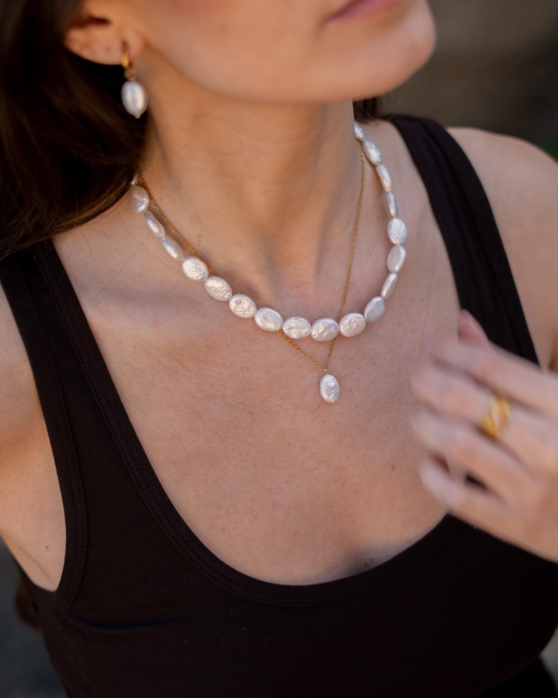 heylove COLLARES CHOKER DE PERLAS