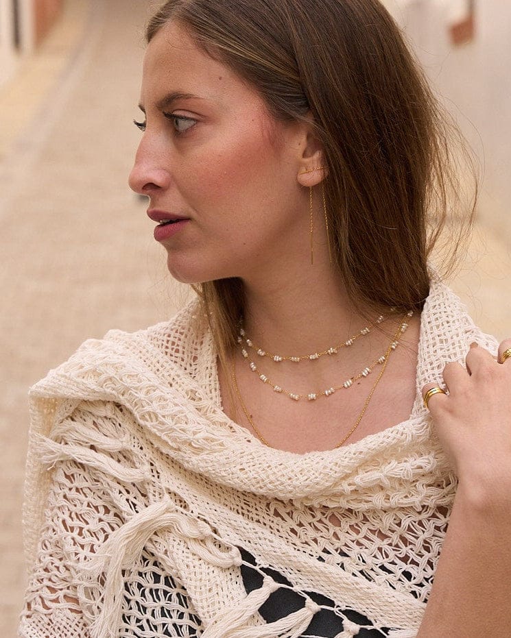 heylove COLLARES COLLAR CHAIN PERLAS