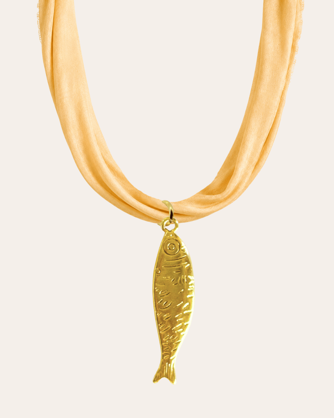 heylove COLLARES COLLAR DE SEDA CON PEZ