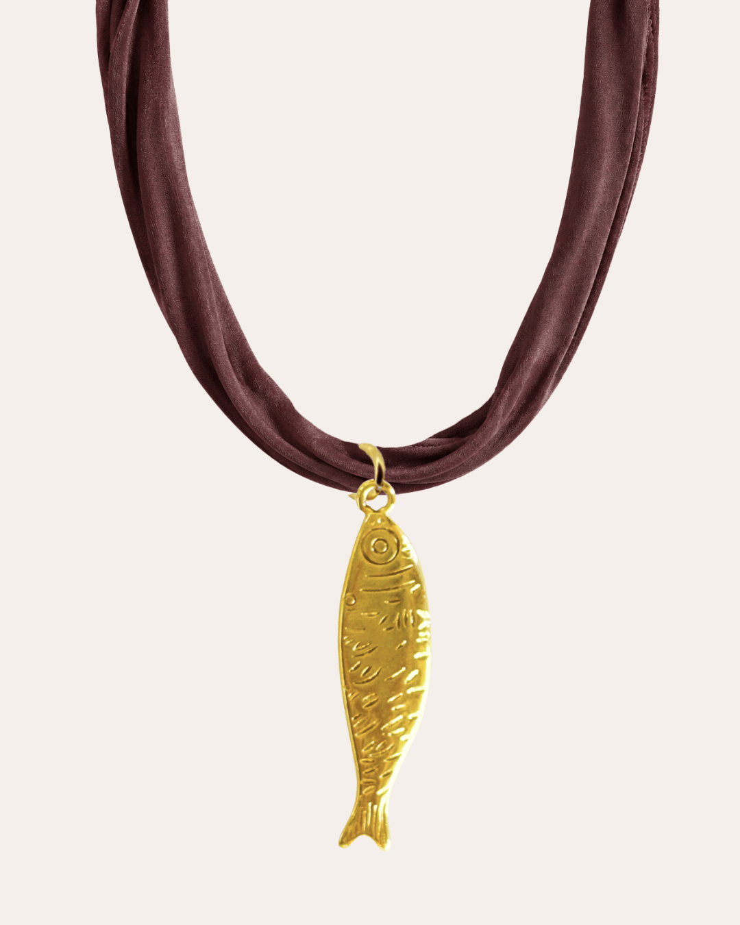 heylove COLLARES COLLAR DE SEDA CON PEZ