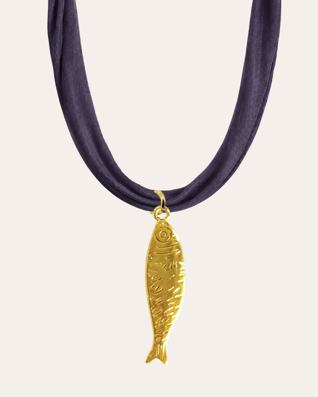 heylove COLLARES COLLAR DE SEDA CON PEZ