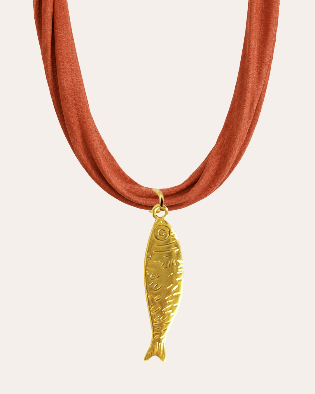 heylove COLLARES COLLAR DE SEDA CON PEZ