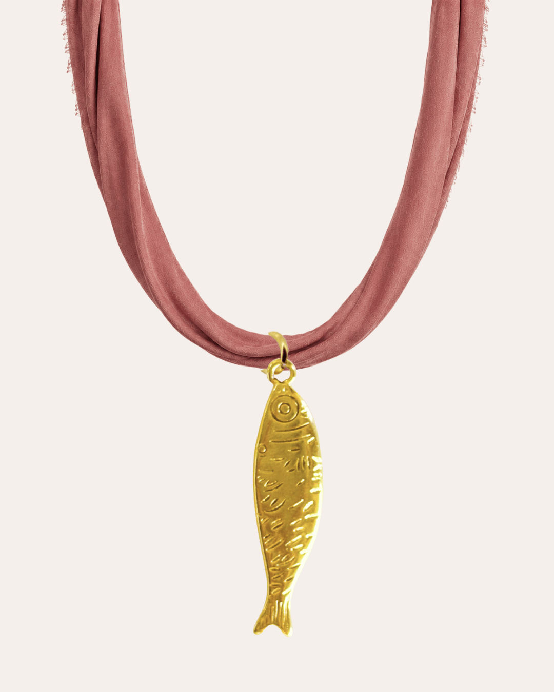 heylove COLLARES COLLAR DE SEDA CON PEZ