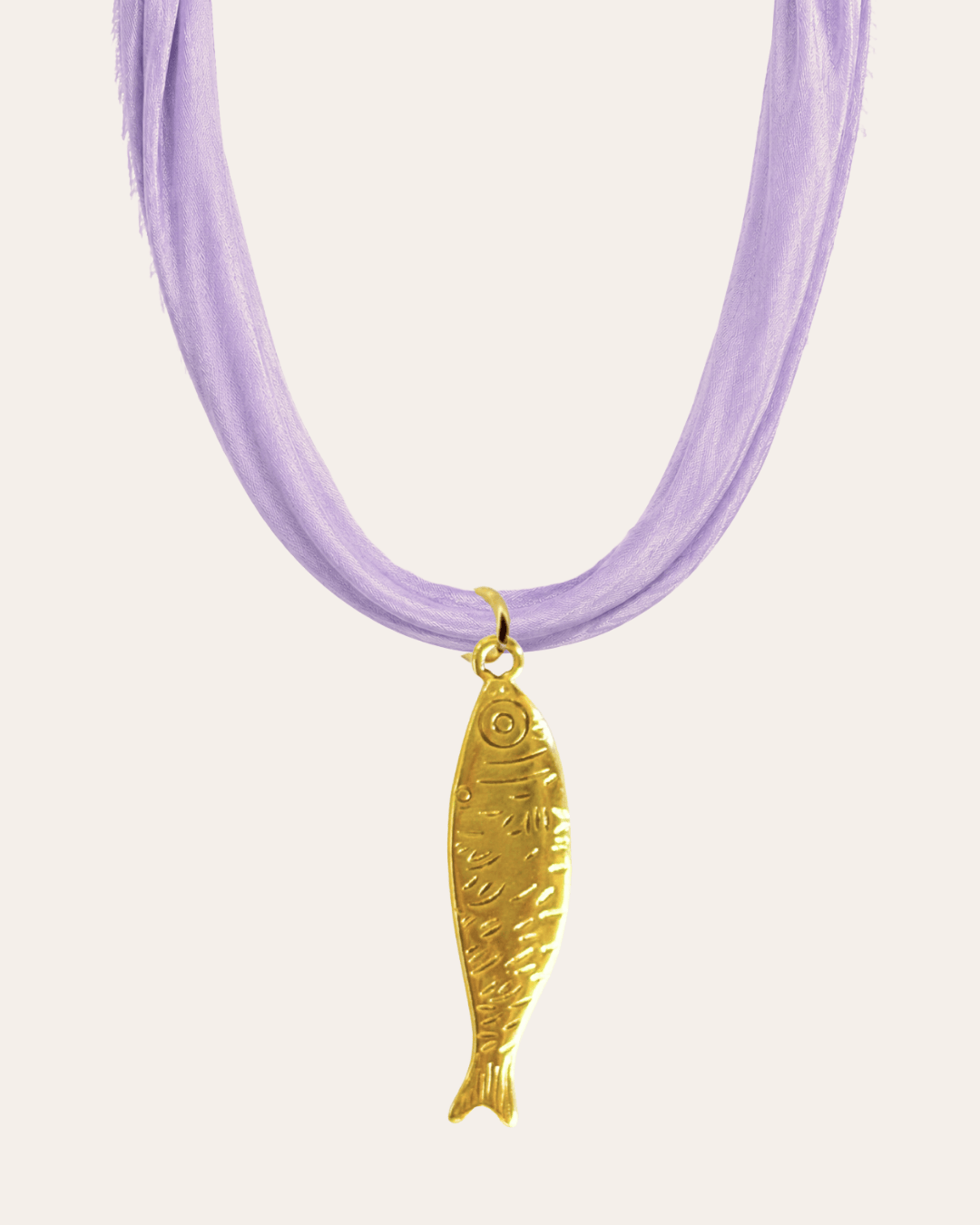 heylove COLLARES COLLAR DE SEDA CON PEZ