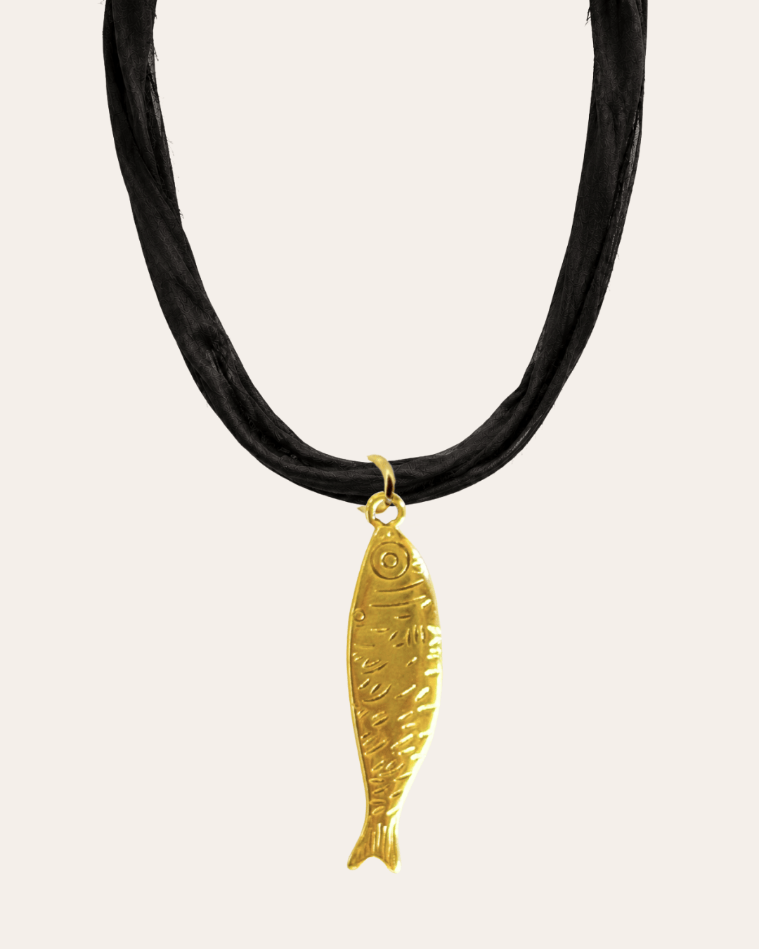 heylove COLLARES COLLAR DE SEDA CON PEZ