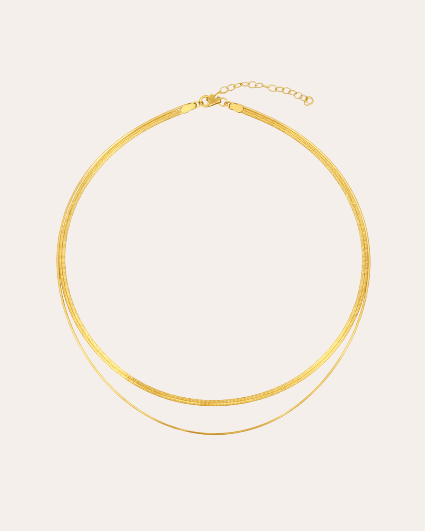 heylove COLLARES COLLAR DOBLE FLAT TAIL