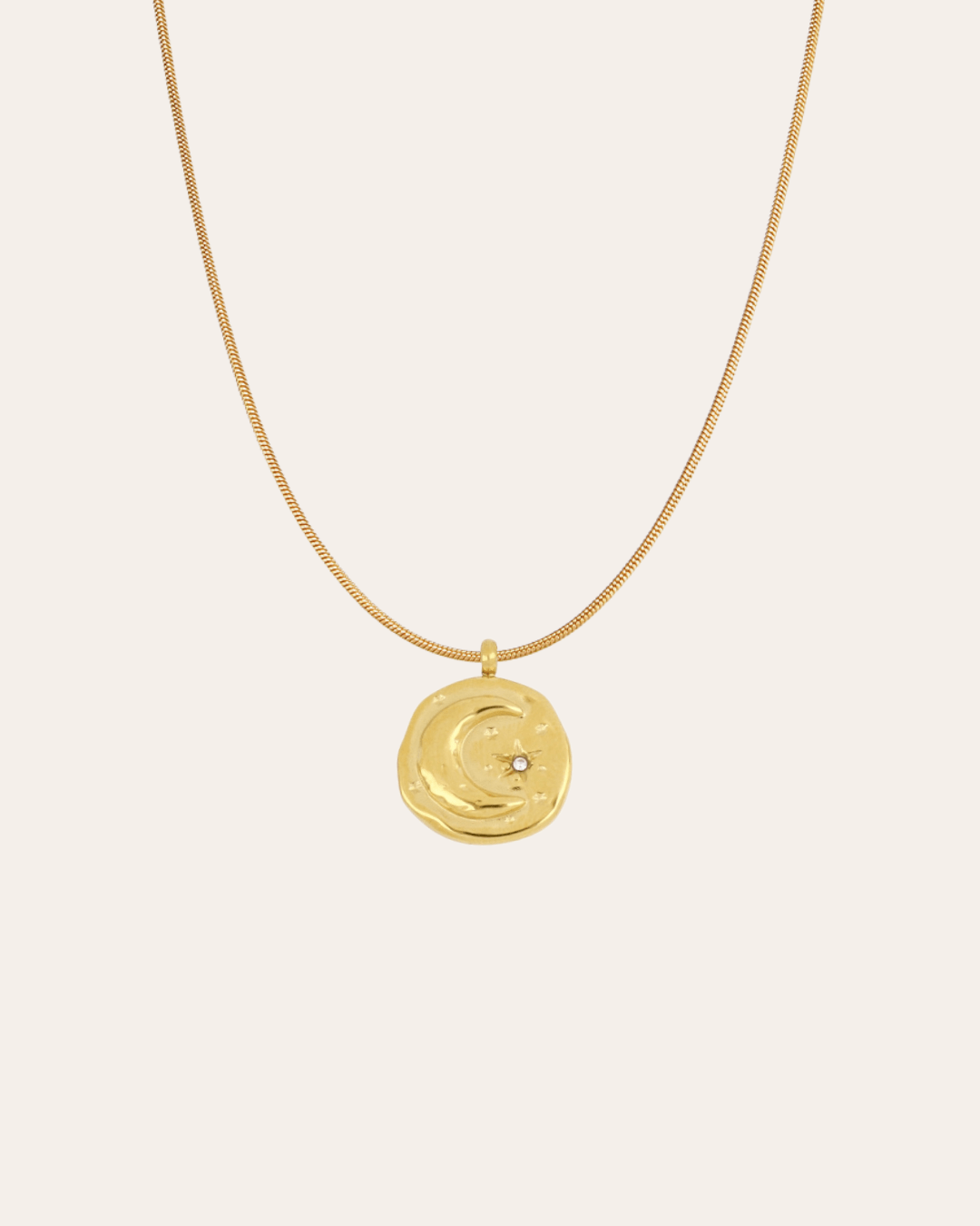 heylove COLLARES COLLAR LUNA Y ESTRELLA ACERO