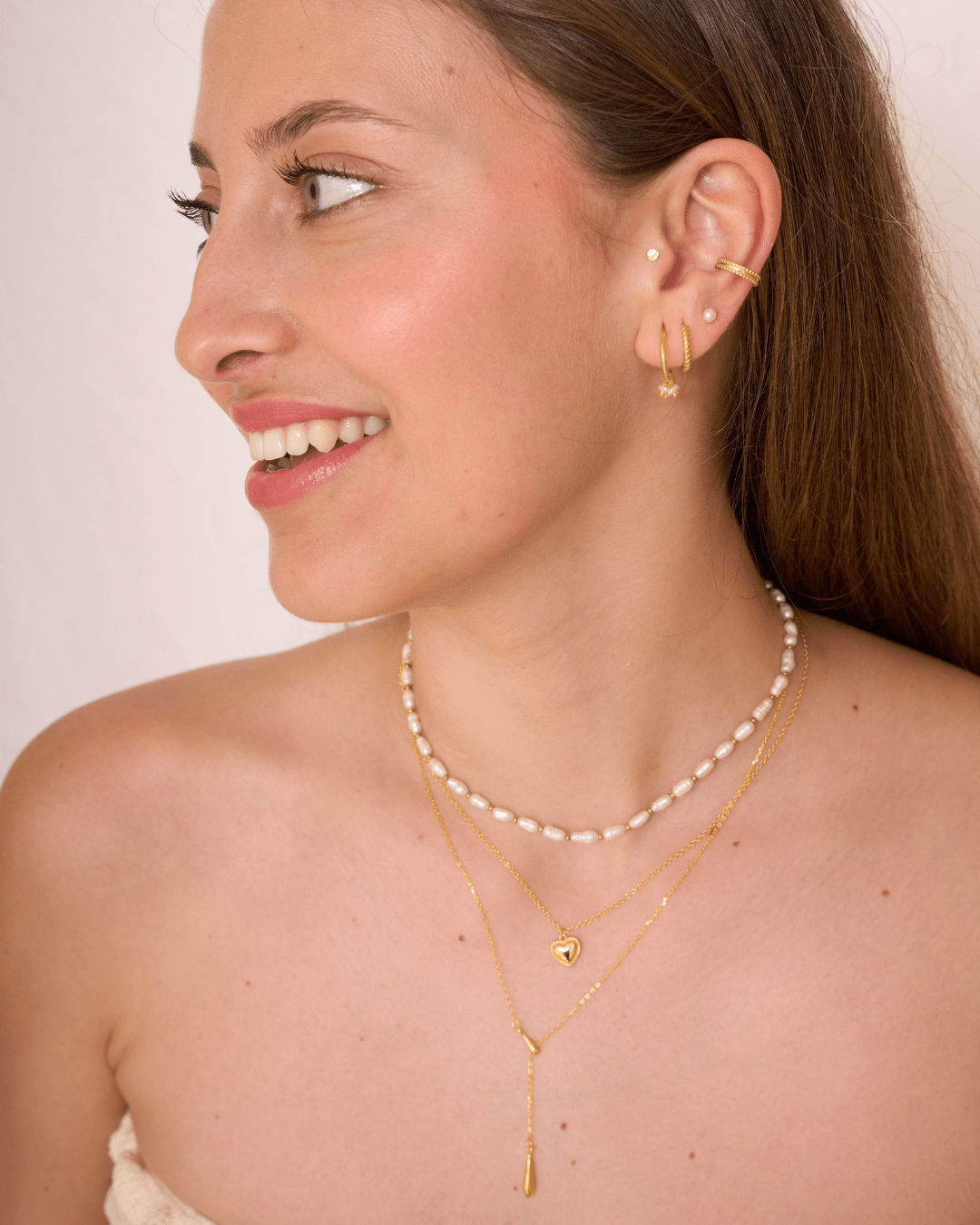 heylove COLLARES COLLAR MERMAID PERLA OVALADA