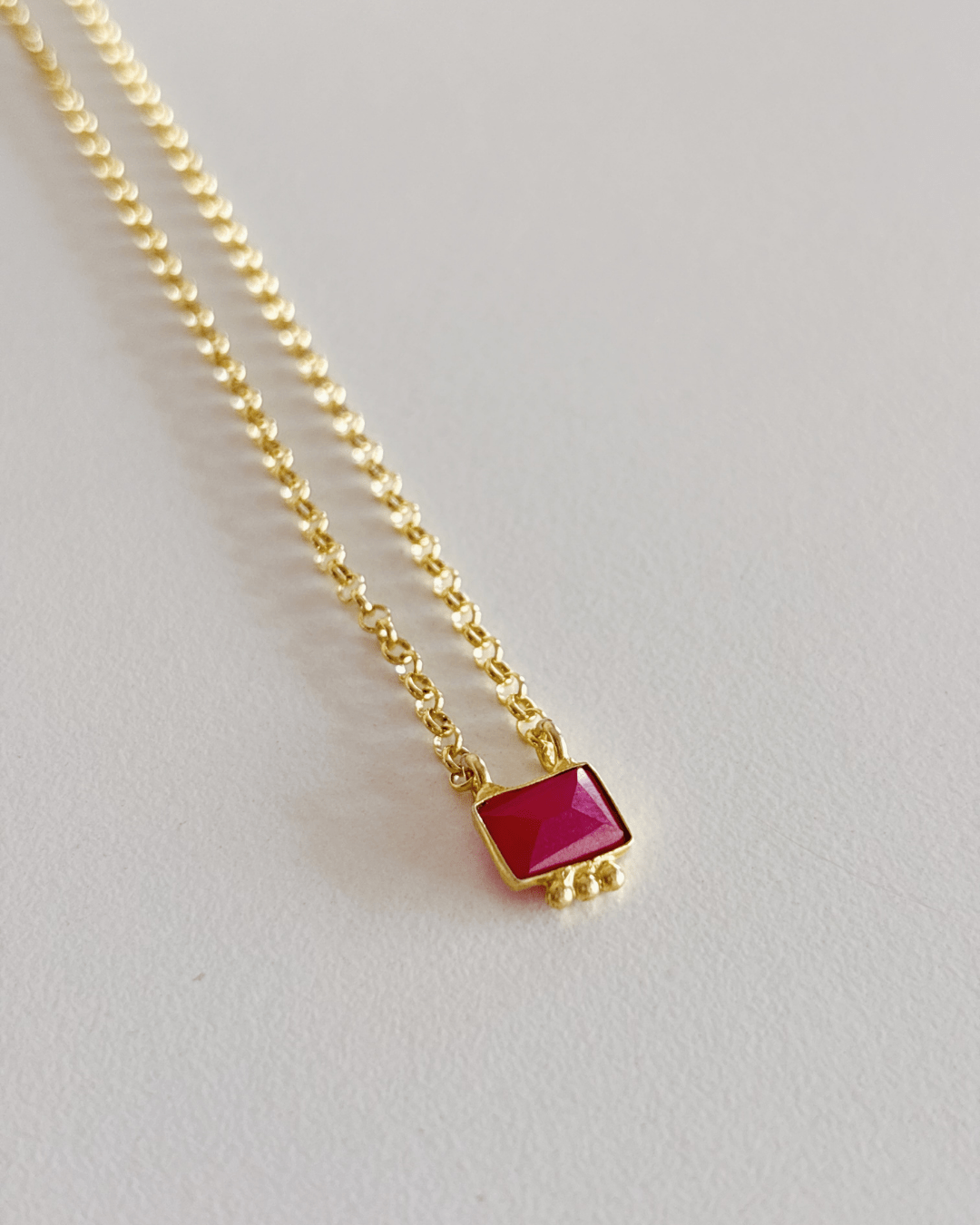 heylove COLLARES COLLAR MINERAL CUADRADO