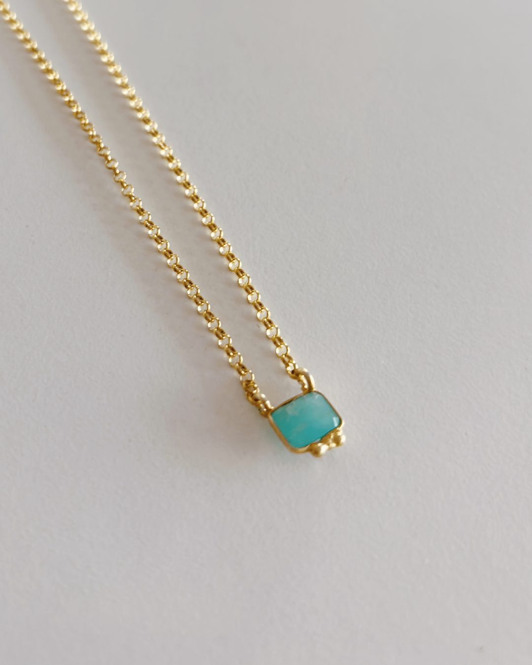 heylove COLLARES COLLAR MINERAL CUADRADO