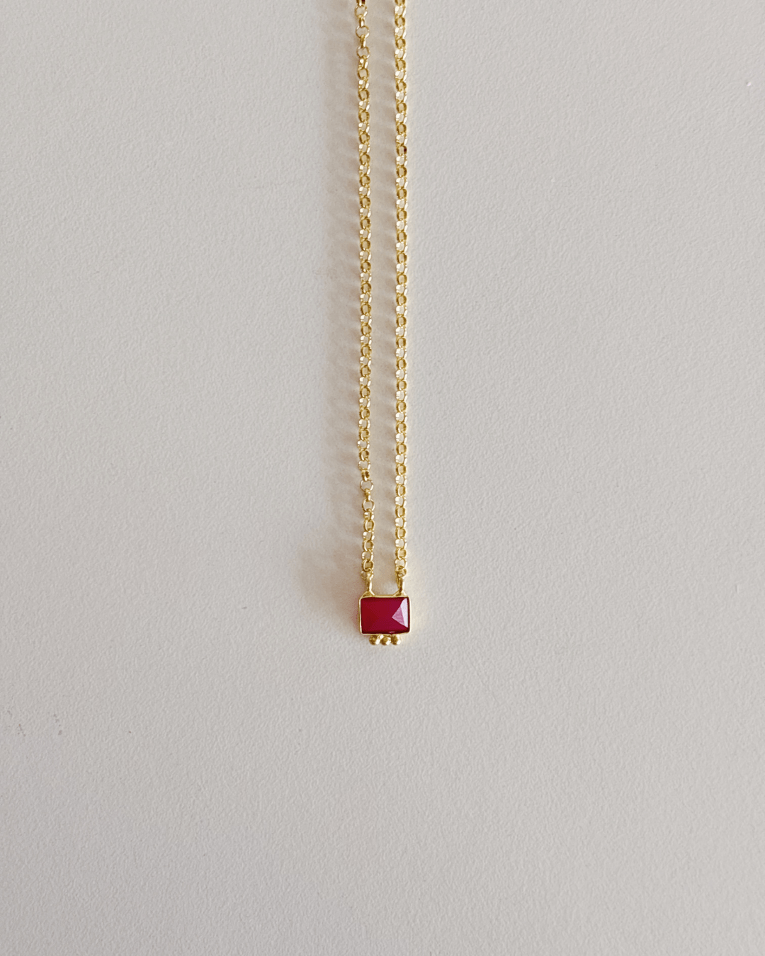 heylove COLLARES COLLAR MINERAL CUADRADO