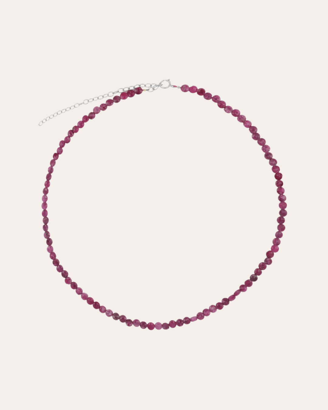 heylove COLLARES COLLAR MINERAL RUBI 4 MM