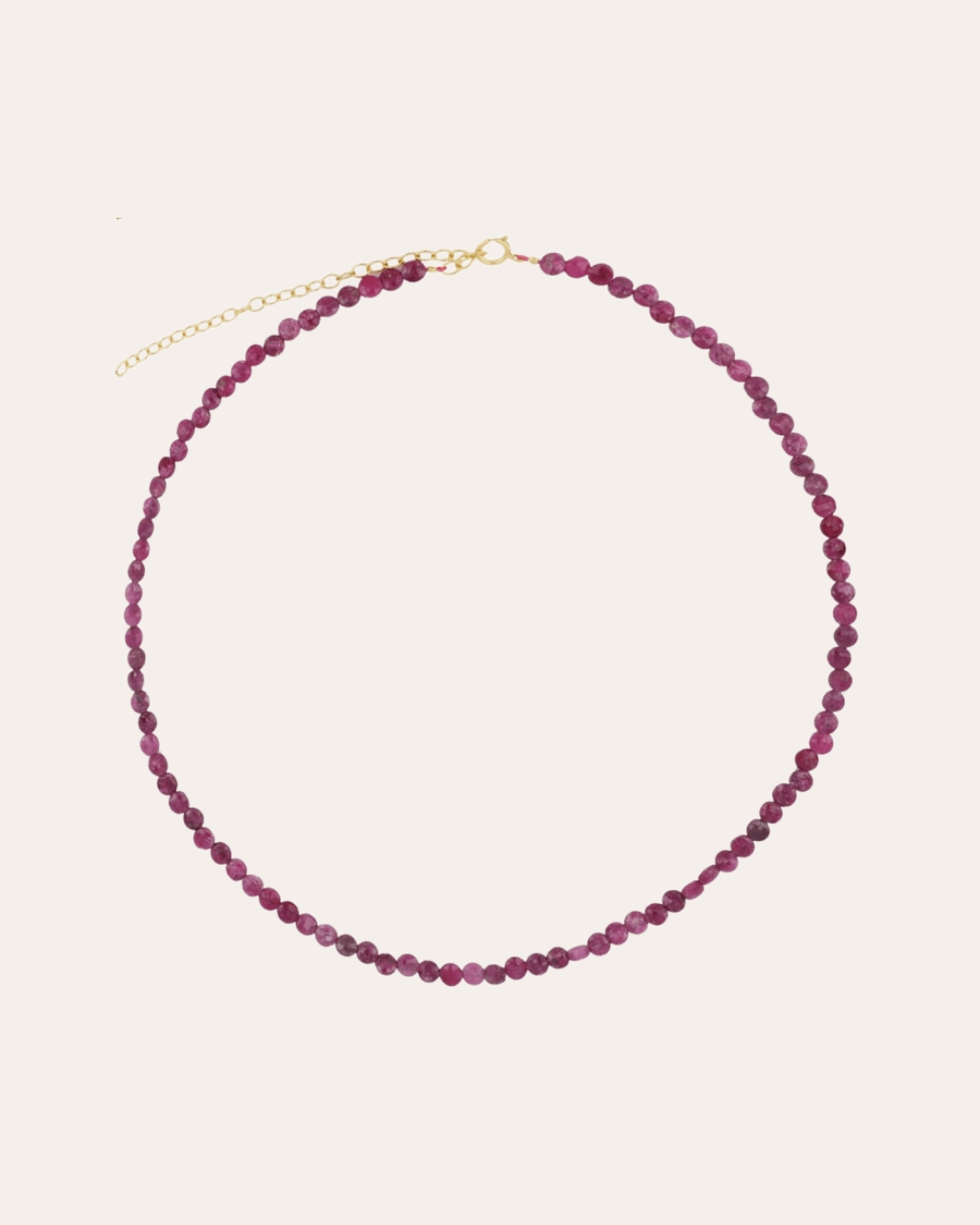 heylove COLLARES COLLAR MINERAL RUBI 4 MM