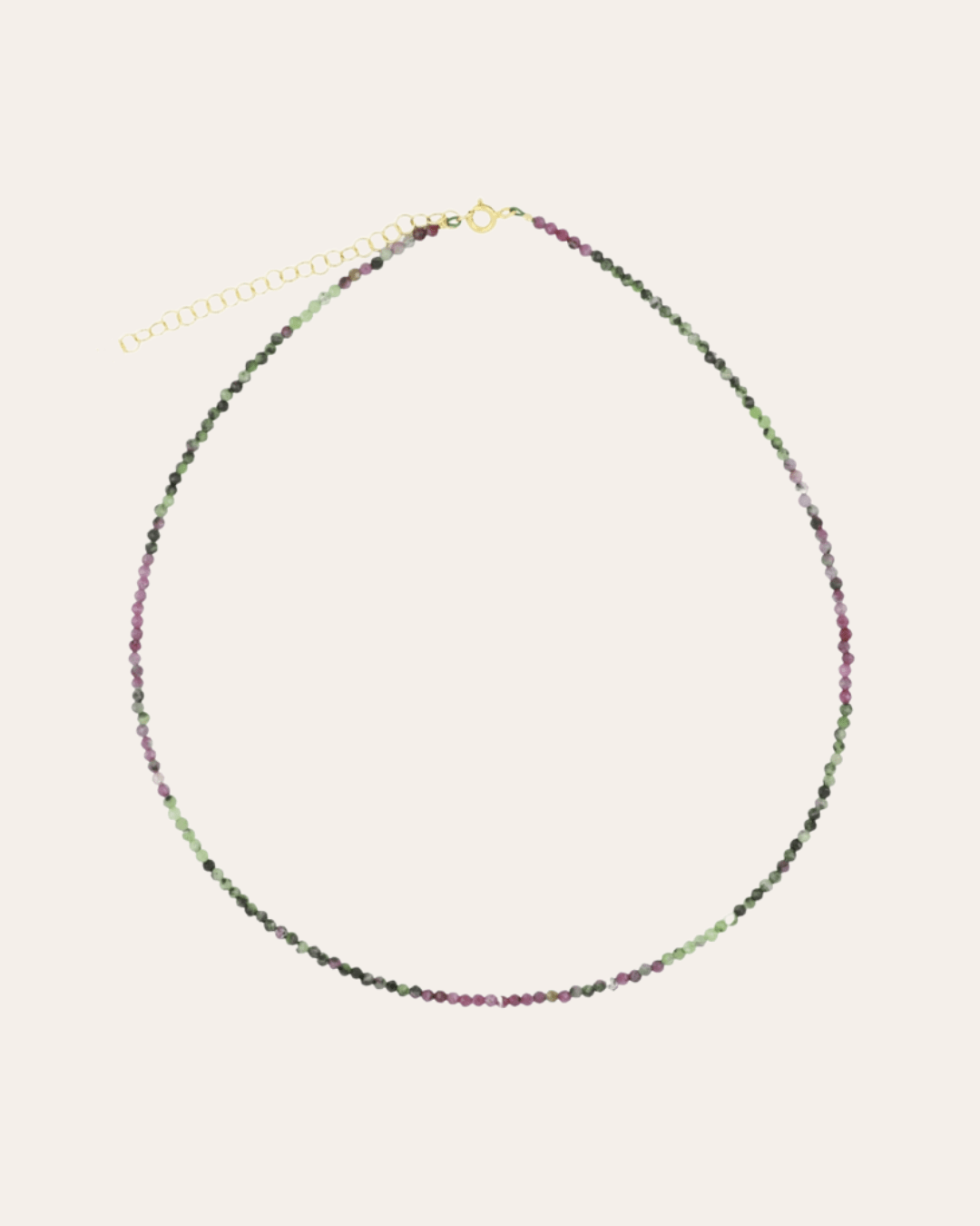 heylove COLLARES COLLAR MINERAL RUBI & ZOISITA 2.3 MM