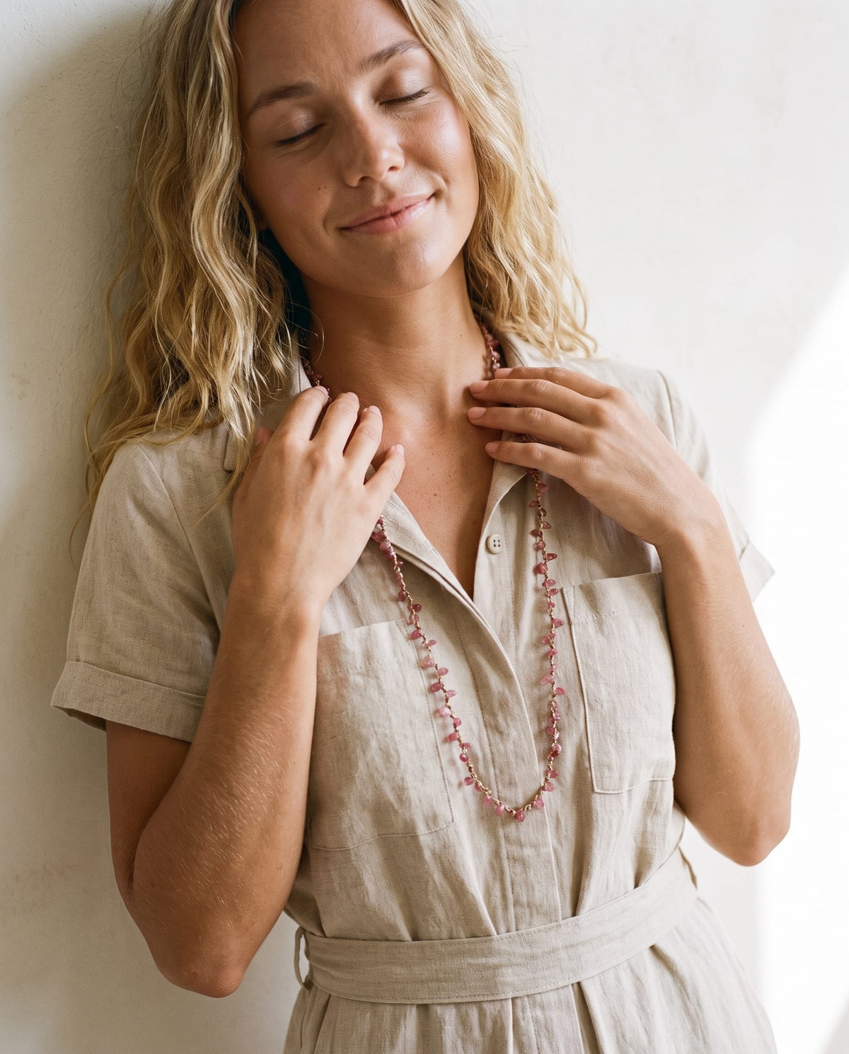 heylove COLLARES COLLAR MINERALES Y CROCHET