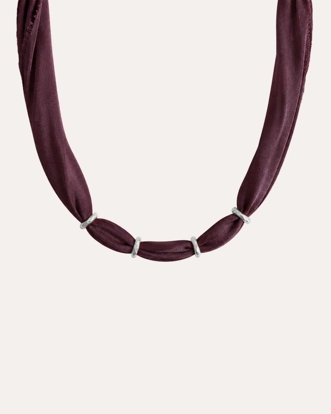 heylove COLLARES COLLAR SEDA PARA PERSONALIZAR BERENJENA