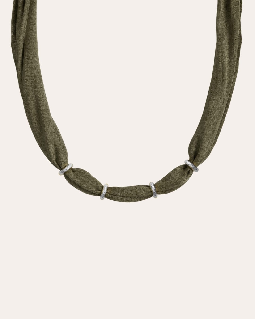 heylove COLLARES COLLAR SEDA PARA PERSONALIZAR VERDE MUSGO