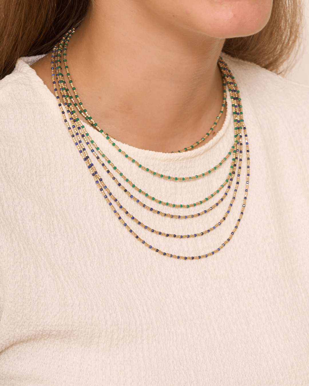 heylove COLLARES COLLAR TRIPLE MIYUKI