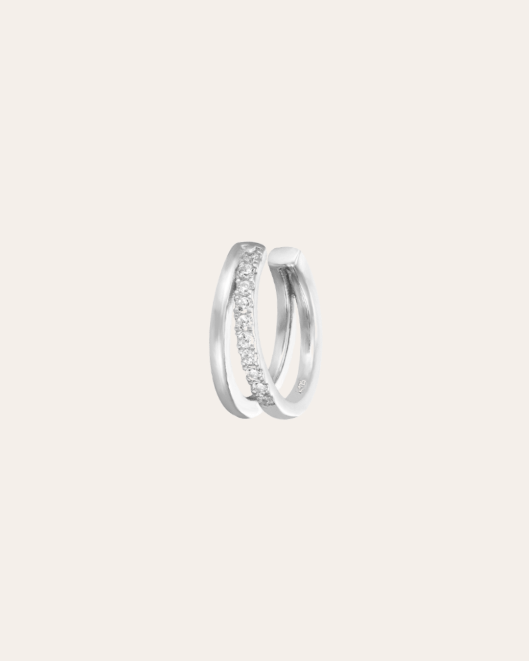 heylove EARCUFF EAR CUFF DOUBLE LINE CZ