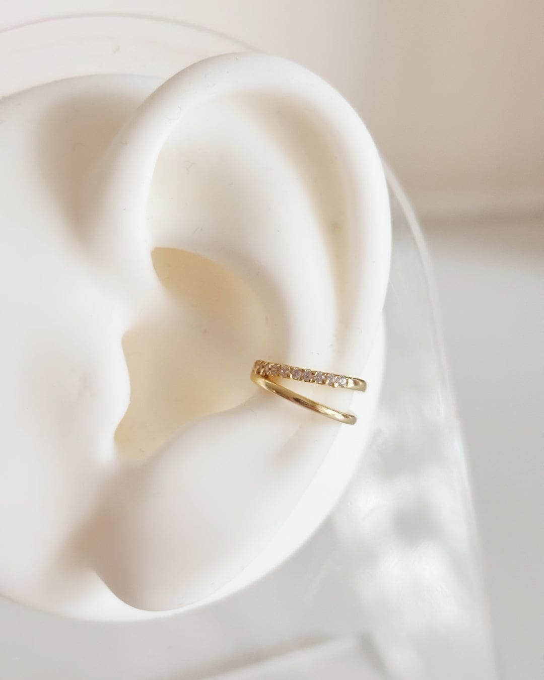 heylove EARCUFF EAR CUFF DOUBLE LINE CZ
