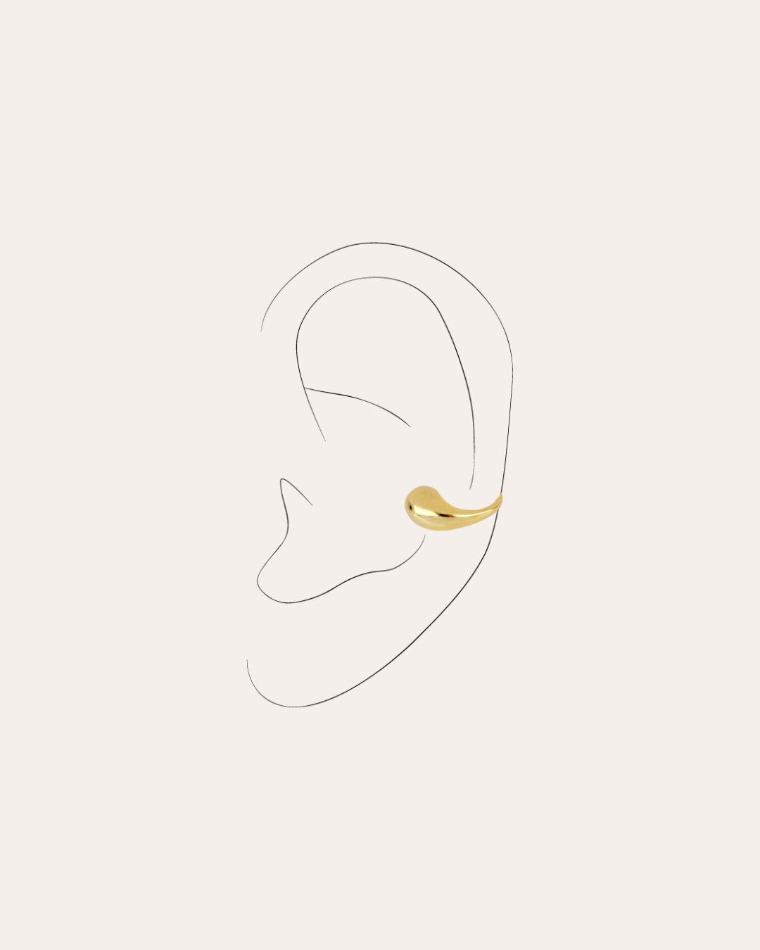 heylove EARCUFF EAR CUFF FRANCESCA CONCH
