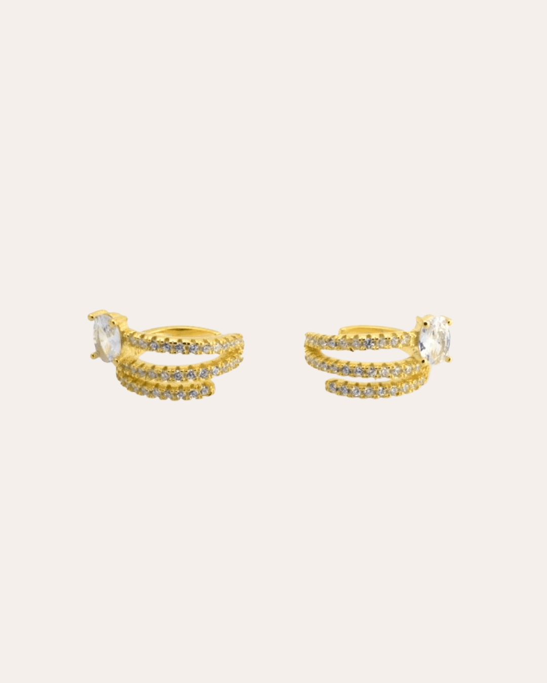heylove EARCUFF EAR CUFF OVAL CZ