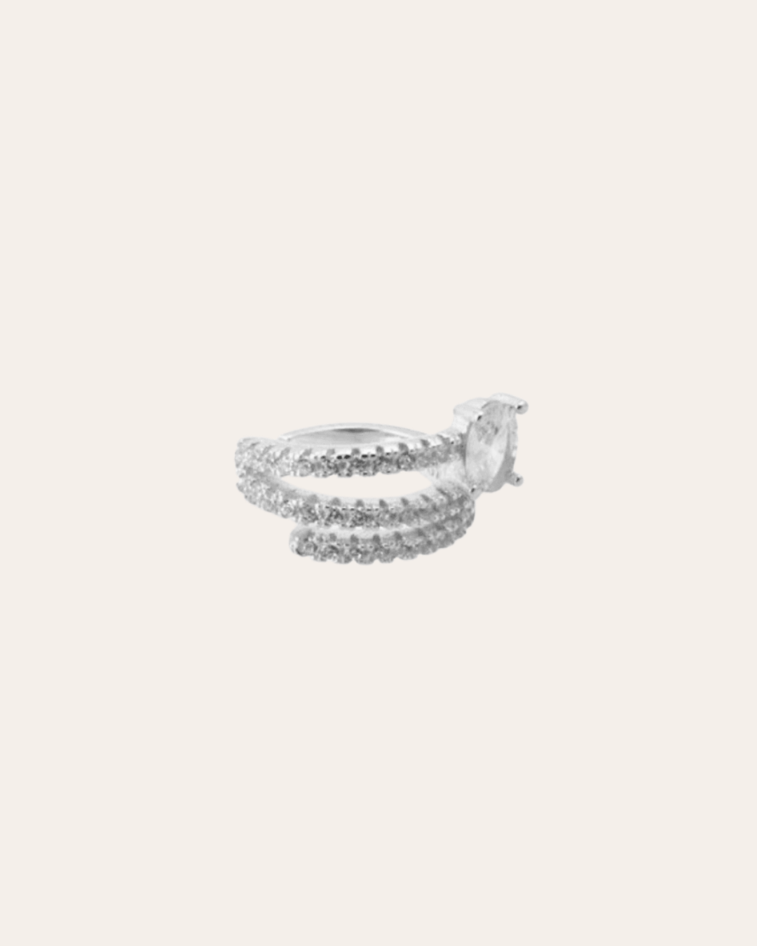 heylove EARCUFF EAR CUFF OVAL CZ