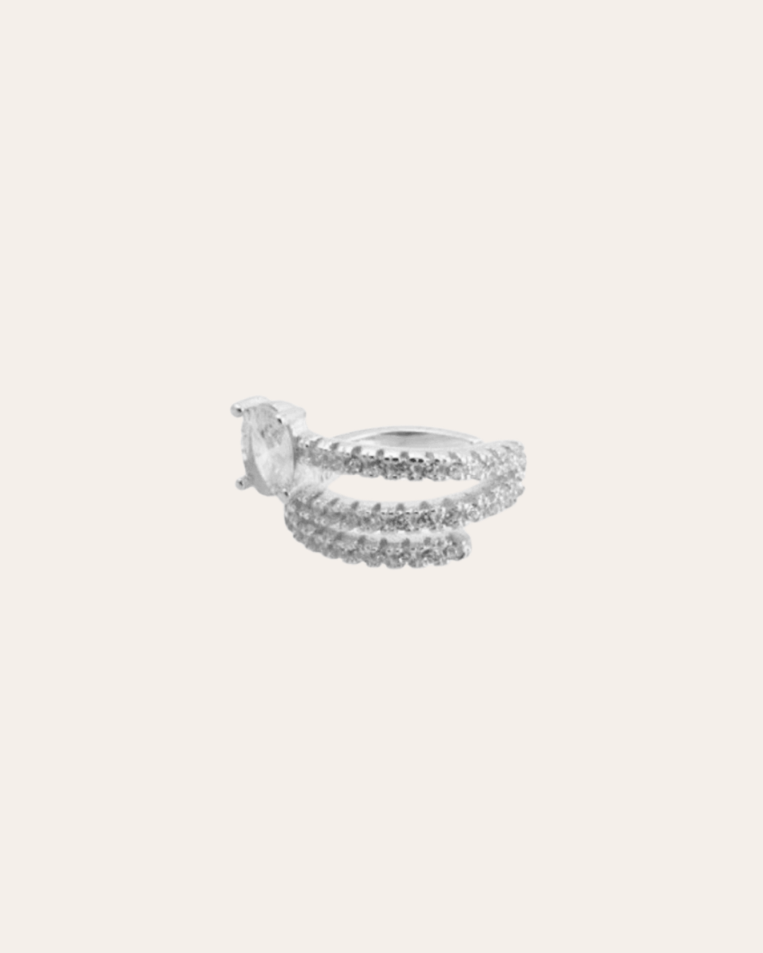 heylove EARCUFF EAR CUFF OVAL CZ