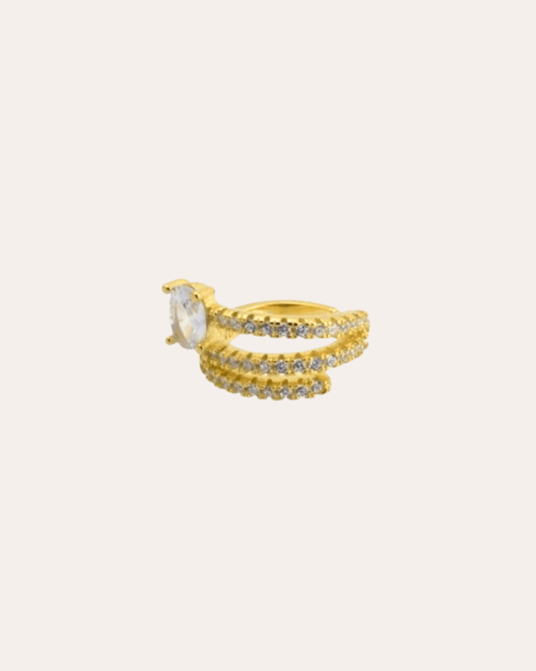 heylove EARCUFF EAR CUFF OVAL CZ