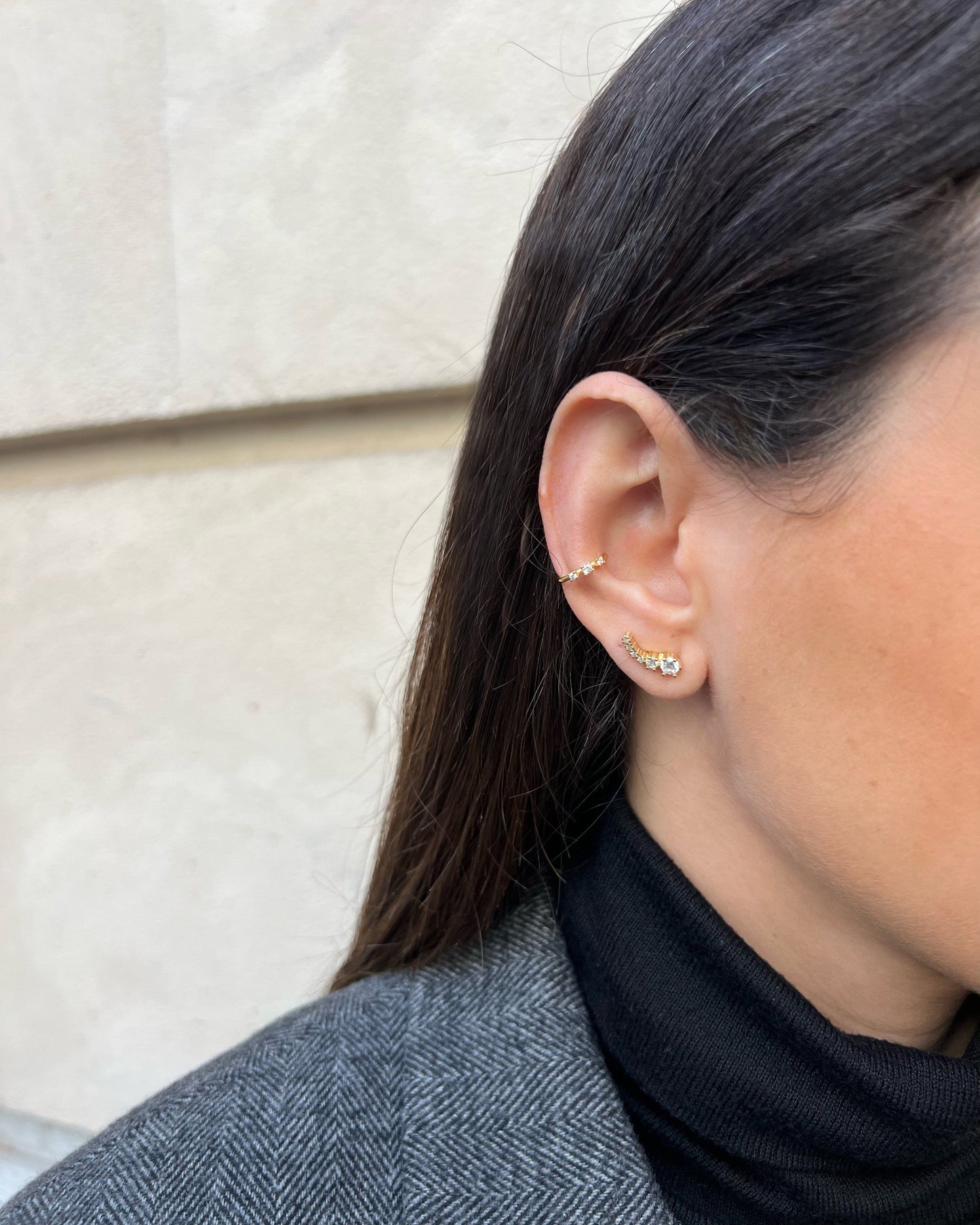 heylove EARCUFF EAR CUFF THREE DOTS