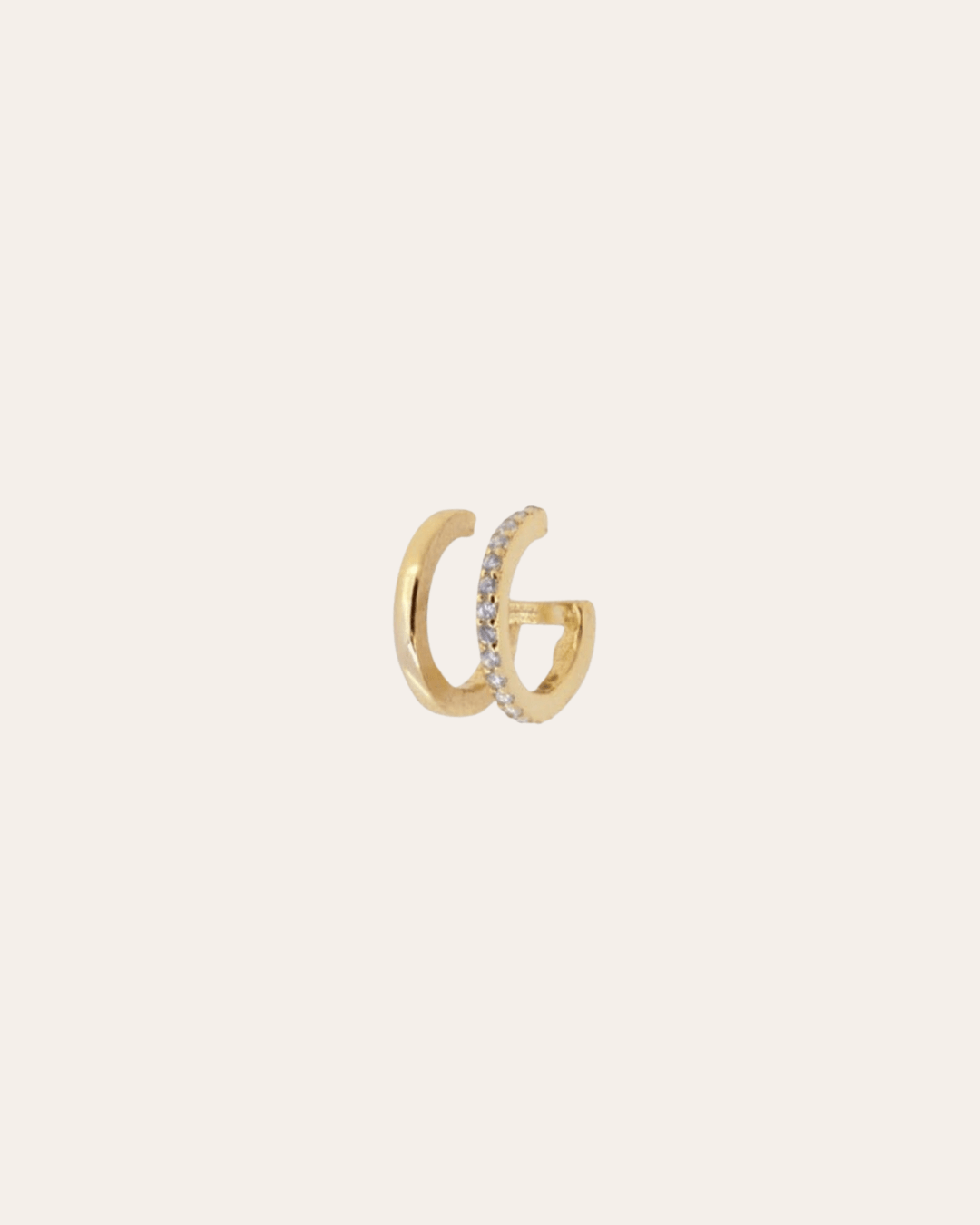heylove EARCUFF EAR CUFF TWO LINES CZ
