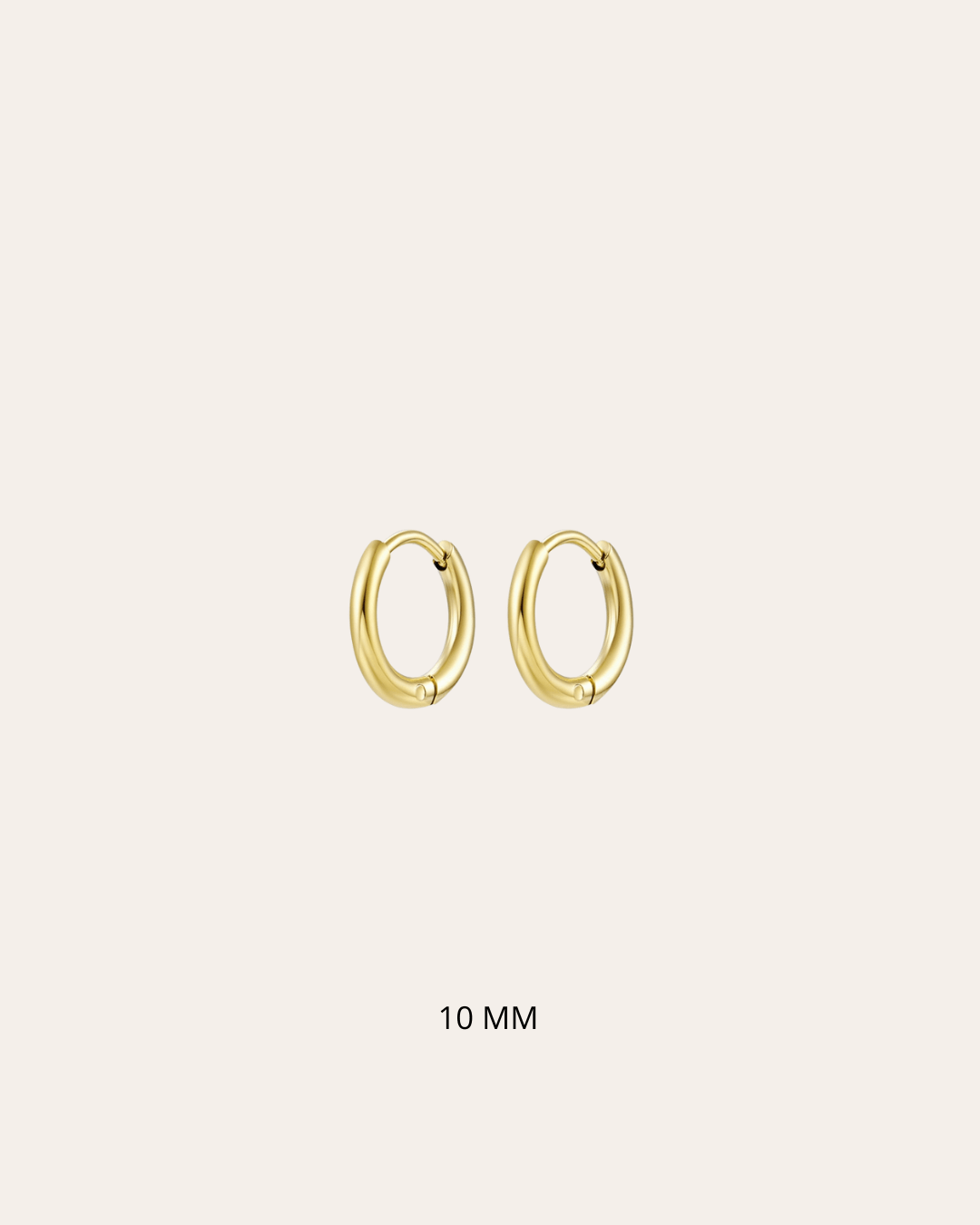 heylove PENDIENTES AROS BASICOS DE ACERO 10-30 MM