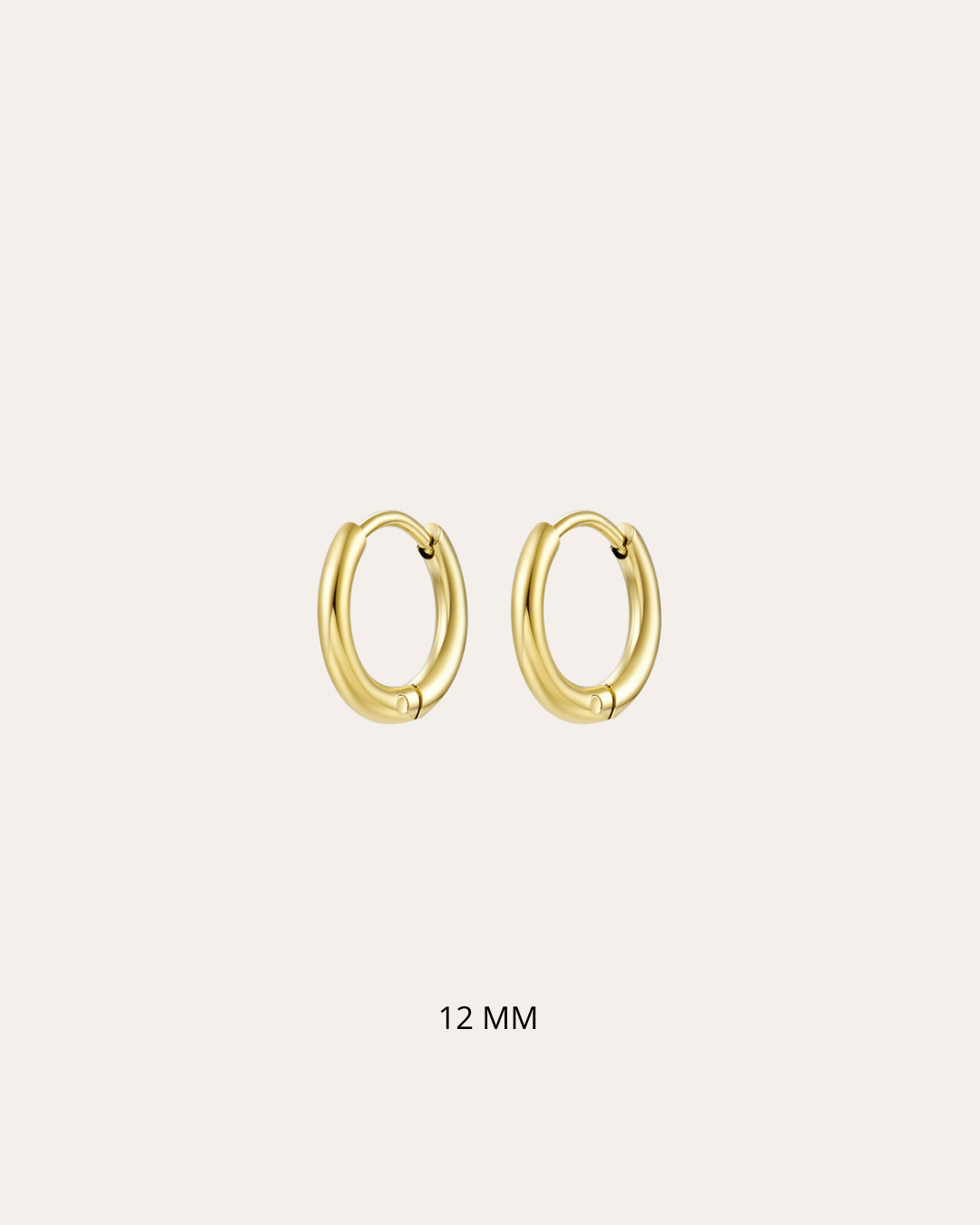 heylove PENDIENTES AROS BASICOS DE ACERO 10-30 MM