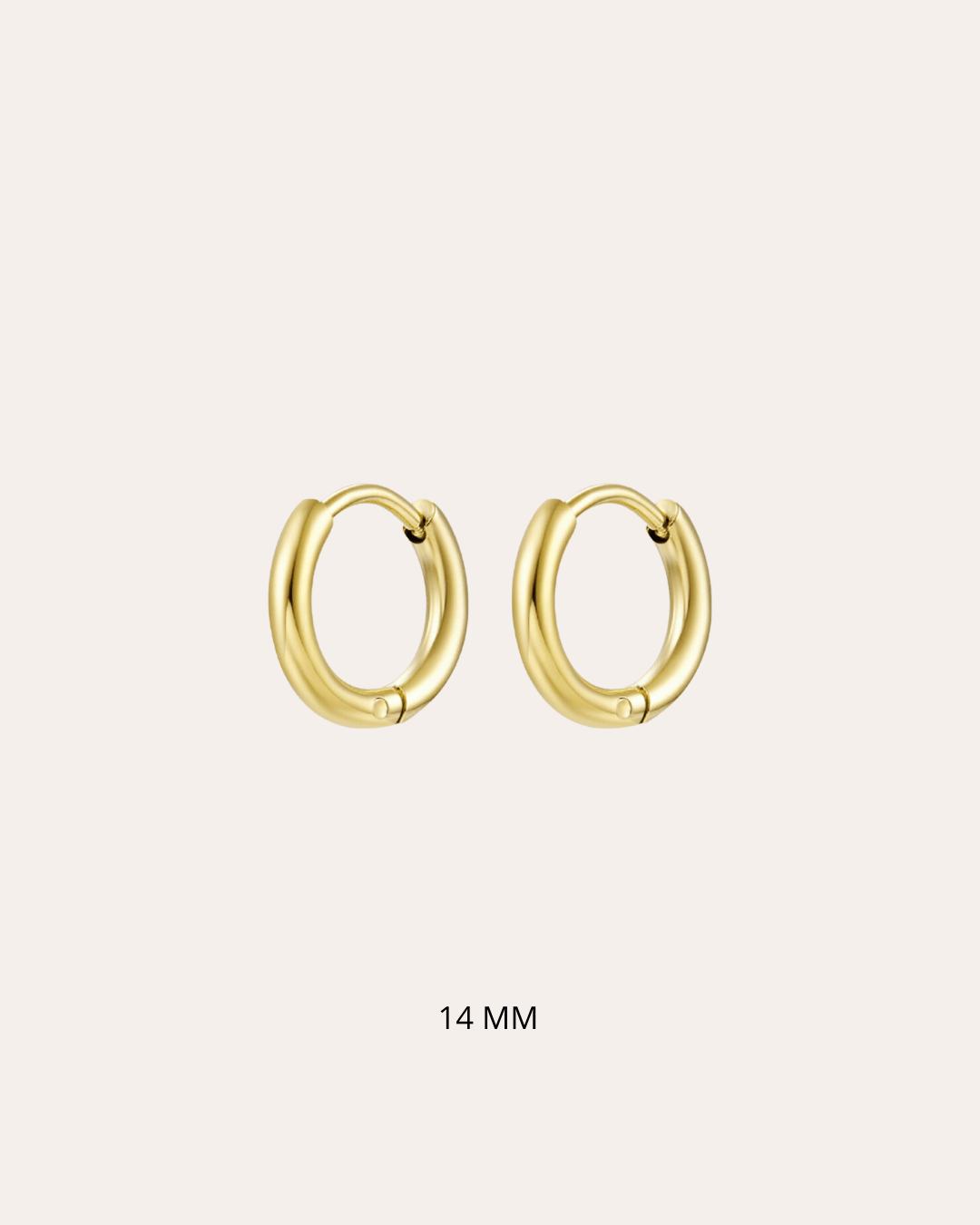 heylove PENDIENTES AROS BASICOS DE ACERO 10-30 MM