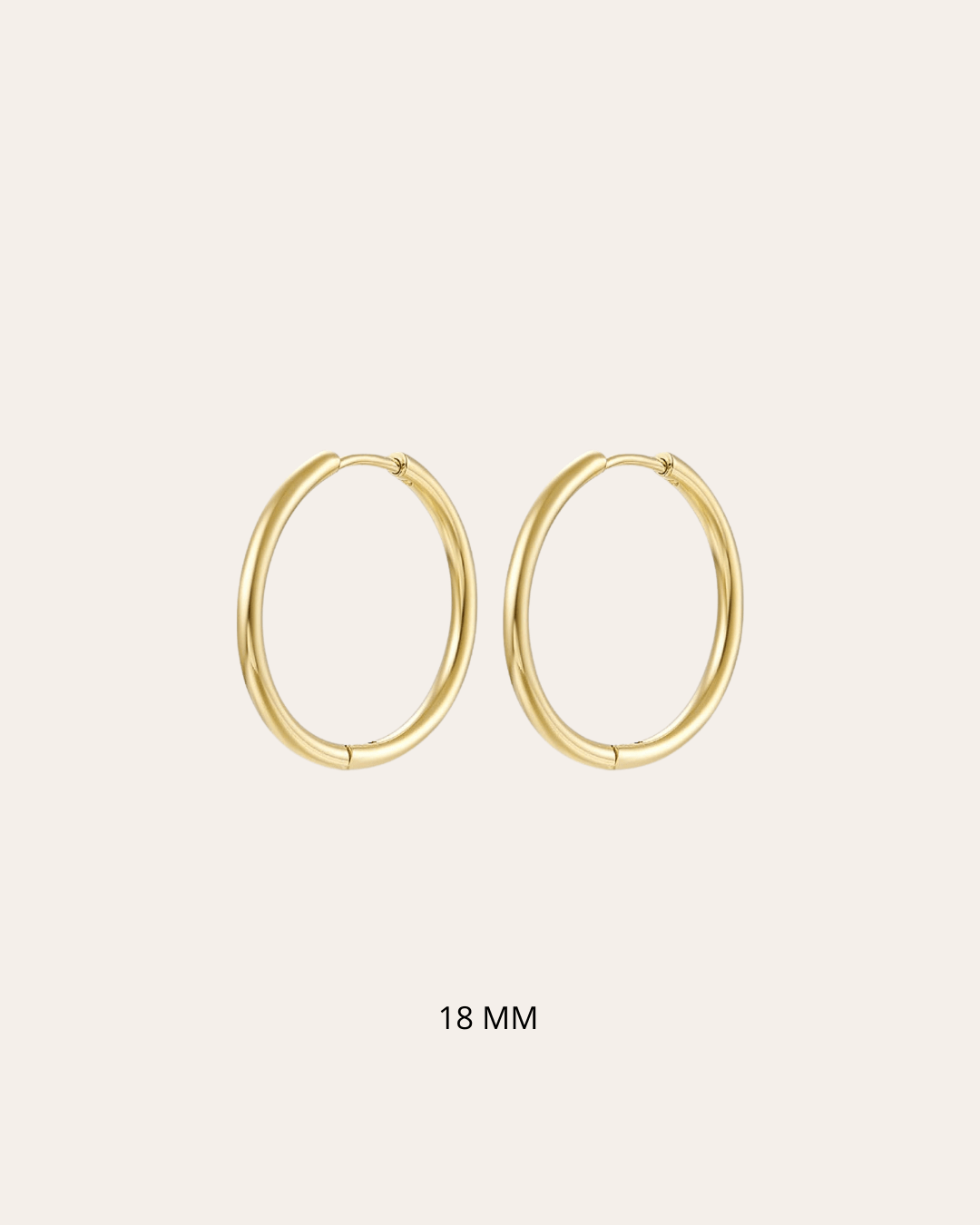 heylove PENDIENTES AROS BASICOS DE ACERO 10-30 MM