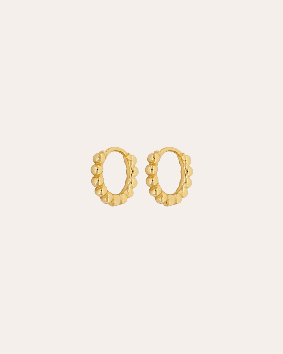 PENDIENTESheylovePENDIENTES MINI BALLS HOOPS 12 13 Y 14 MM | HEYLOVE