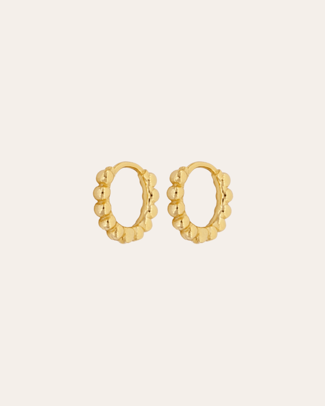 PENDIENTESheylovePENDIENTES MINI BALLS HOOPS 12 13 Y 14 MM | HEYLOVE