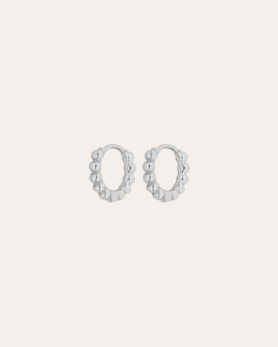 PENDIENTESheylovePENDIENTES MINI BALLS HOOPS 12 13 Y 14 MM | HEYLOVE