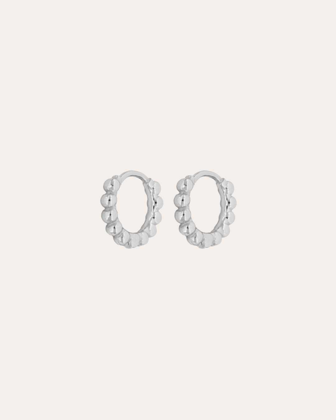 PENDIENTESheylovePENDIENTES MINI BALLS HOOPS 12 13 Y 14 MM | HEYLOVE