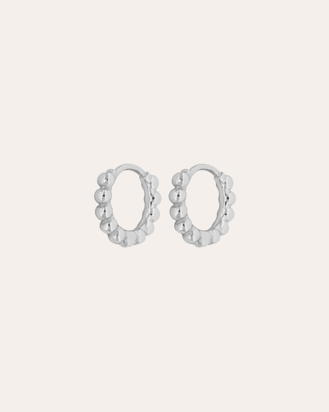 PENDIENTESheylovePENDIENTES MINI BALLS HOOPS 12 13 Y 14 MM | HEYLOVE