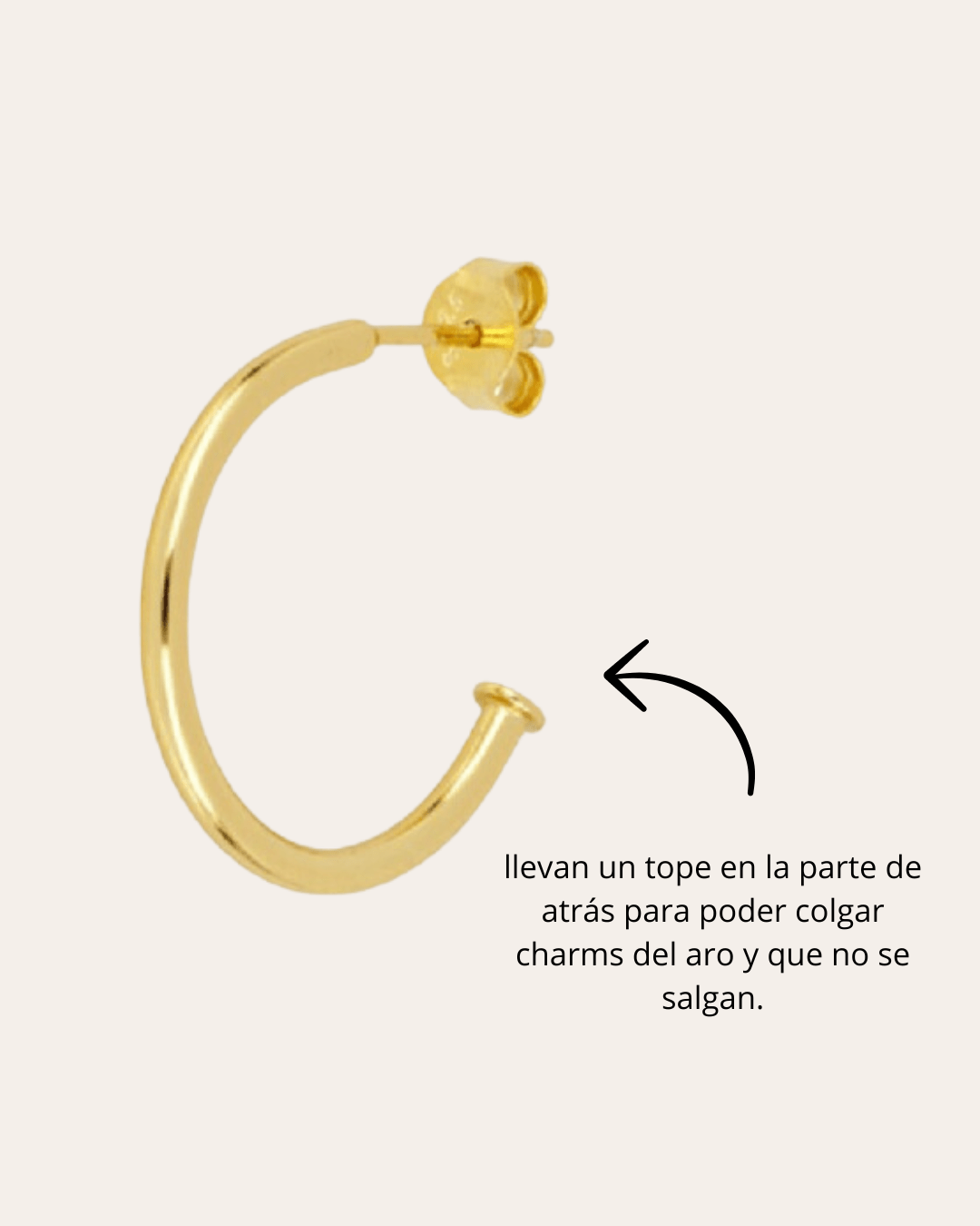 heylove PENDIENTES PENDIENTES BASIC HOOPS TOPE 20 MM