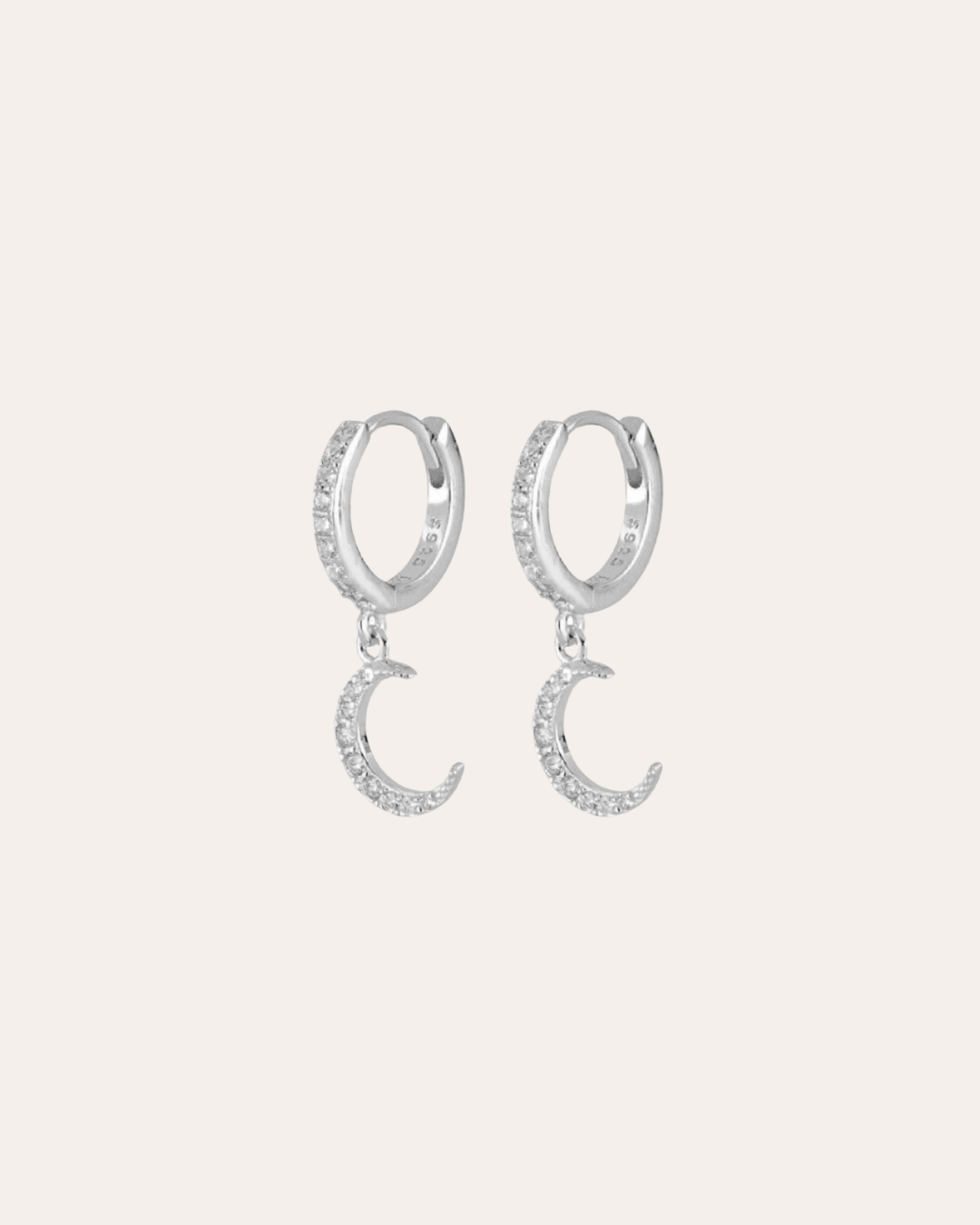 heylove PENDIENTES PENDIENTES BIG COSMIC MOON HOOPS
