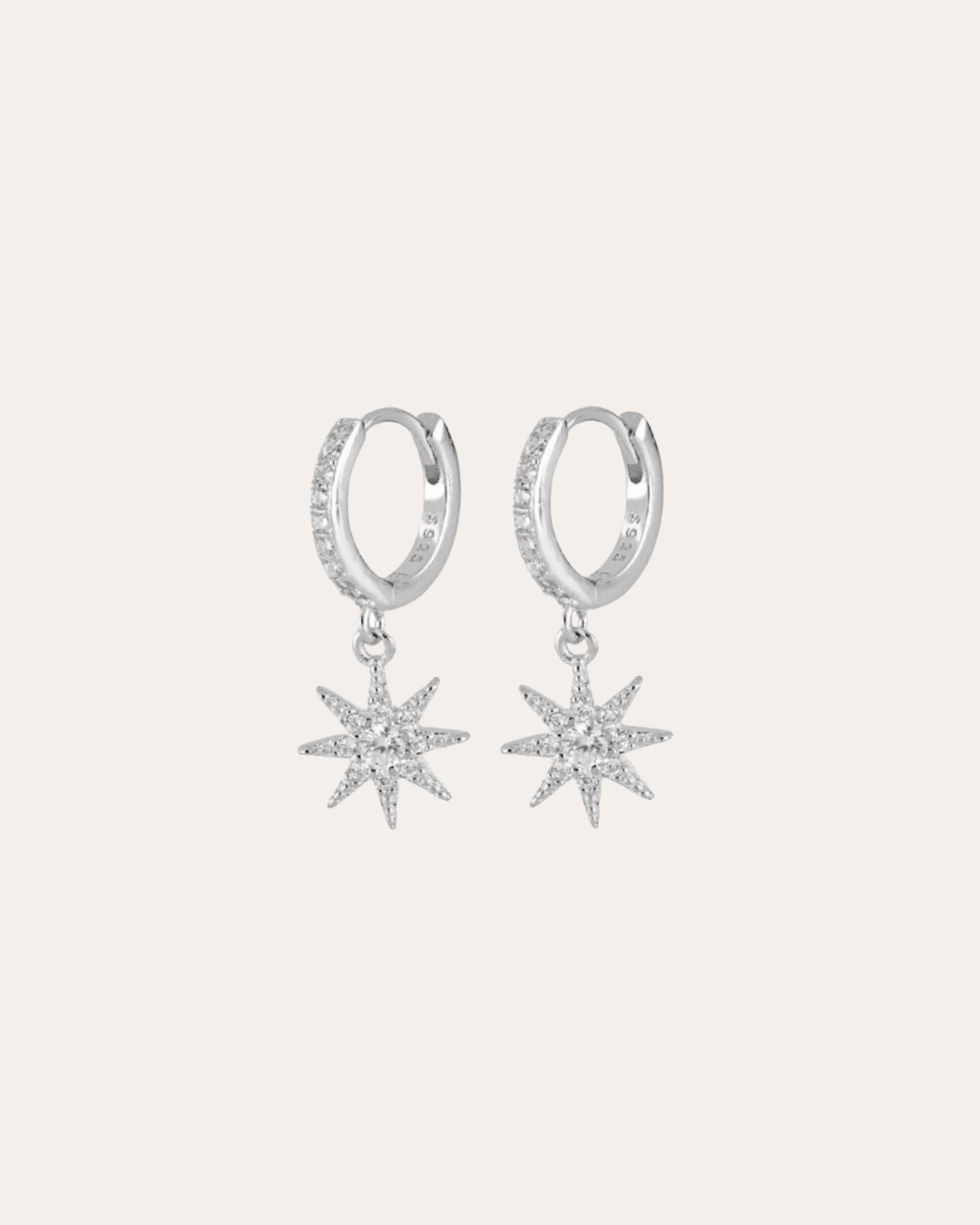 heylove PENDIENTES PENDIENTES BIG COSMIC STAR HOOPS