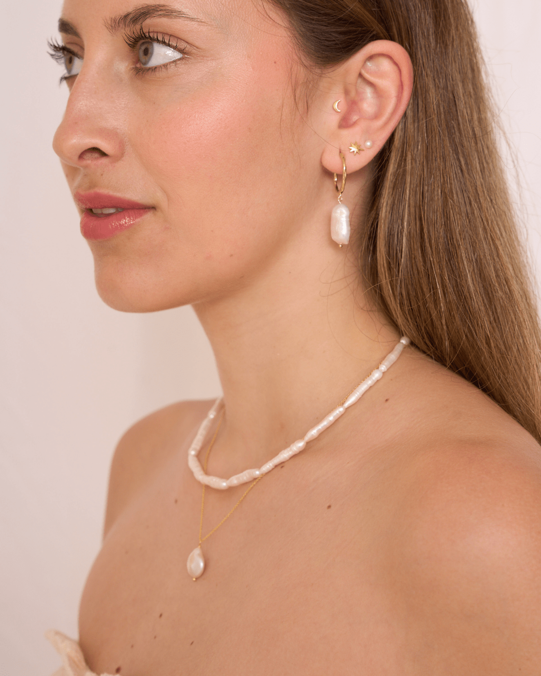 heylove PENDIENTES PENDIENTES BIG PERLA