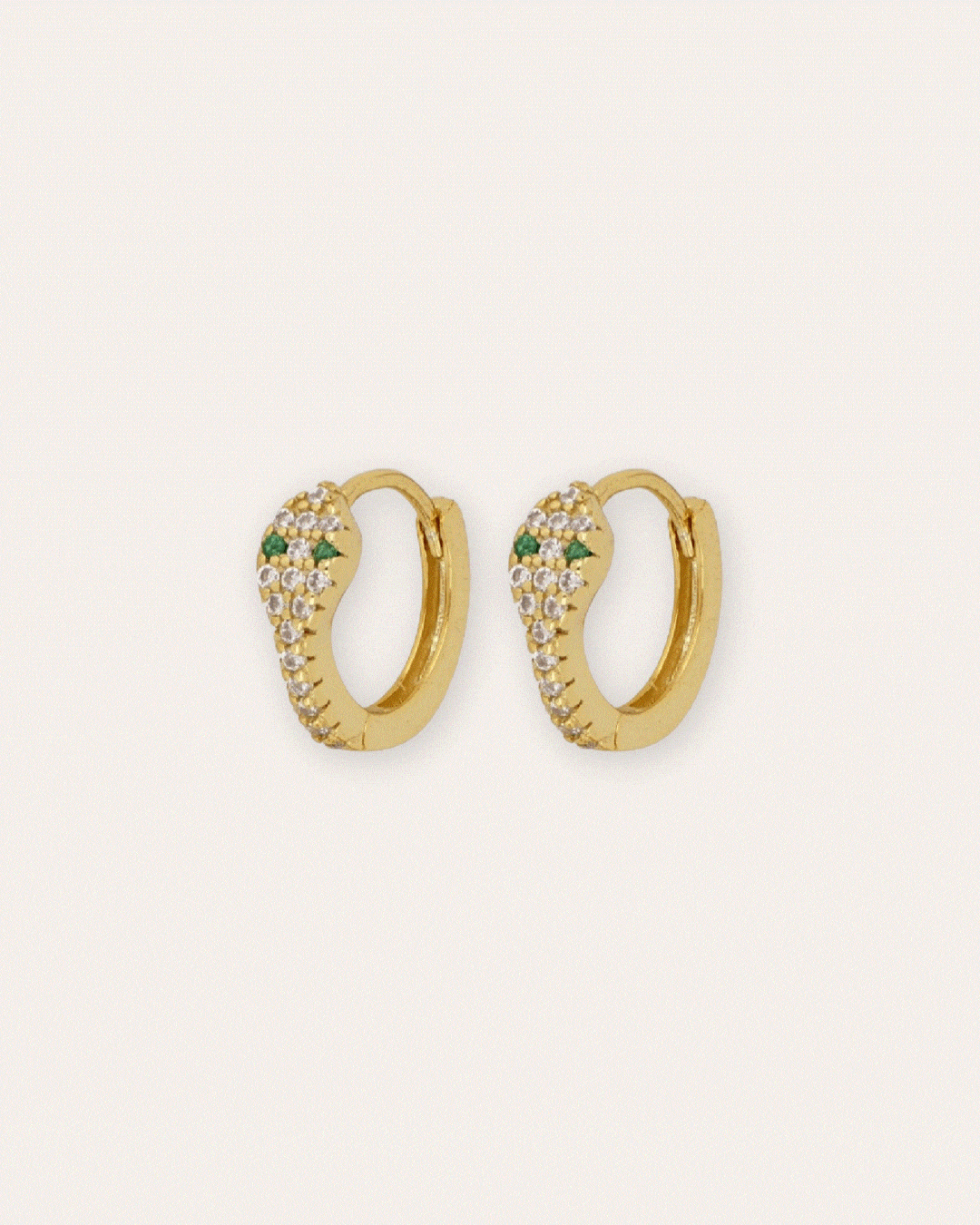 heylove PENDIENTES PENDIENTES BIG SNAKE HOOPS