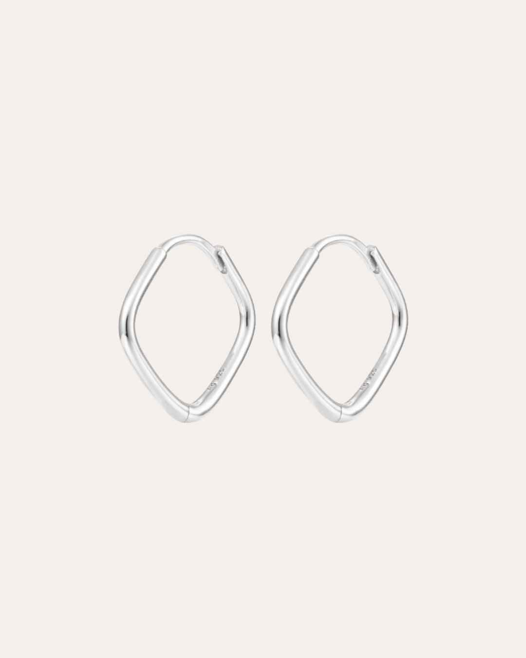 heylove PENDIENTES PENDIENTES DIAMOND HOOPS 11/14/17/20 MM
